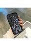 Samsung Galaxy A55 Compatible Silicone Material Shockproof Black Color Case Fashion Pattern