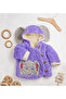 0-3 Months Baby Plush Coat – Soft Winter Jacket with Hooded Cute Figures