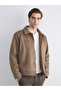Comfortable Fit Shirt Roba Collar Suede Men's Coat from Uzg Store for Style Enthusiasts - 2