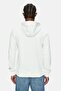 Grayton White Hooded Zippered Embroidered Standard Men's Cardigan - 3