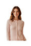 100% Cotton Pointelle Buttoned Pajama Top