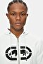 Grayton White Hooded Zippered Embroidered Standard Men's Cardigan - 4