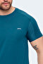 Vishal Ktn Men's Slim Fit Petrol T-Shirt - 4