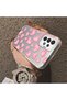 Samsung Galaxy A73 Compatible Hard Acrylic Back Silicone Edge Lens Protection Case Heart Pattern - 3