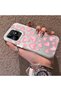Realme Note 50 4g Compatible Hard Acrylic Back Silicone Edge Lens Protection Case Heart Pattern - 2