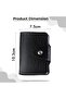 6Pcs Business Card Holder with Card Space Pu Leather Card Holder - 2