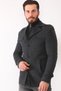 Men's Wool Blend Coat Anthracite K7542 - 4