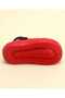 Solid Color Back Strap Closure Clogs - Red - 5