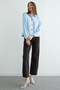 Heart and Sun Embroidered Casual Shirt - 4