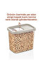 1 Piece Storage Container for Food and Beans, Tea and Coffee Storage Box - 1600 ml - 8