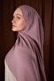 Dried Rose Plain Luna Cotton Shawl - 4