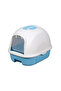 Oval Cat Litter Box 53*41*41Cm -Blue