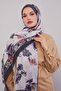 Smoked edge floral patterned craze comfort shawl - 2