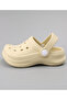 Solid Backstrap Closure Clogs - Cream - 6