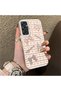 Samsung Galaxy A24 Compatible Hard Acrylic Back Silicone Edge Lens Protection Case Knot Pattern - 4