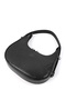 Wrinkled Textured Black Shk110 Zippered Hand, Arm and Shoulder Bag with Special Adjustable Strap - 4