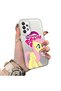 Samsung Galaxy A73 Compatible Hard Acrylic Back Silicone Edge Lens Protection Case My Little Pony