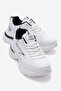 Side Patterned Anorak Women's Sports Shoes White Black