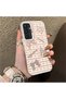 Samsung Galaxy S23 Fe Compatible Hard Acrylic Back Silicone Edge Lens Protection Case Knot Pattern - 4