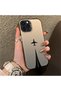 حافظة حماية للعدسات من السيليكون الصلب الأكريليكي المتوافق مع هاتف iPhone 15 Pro Max، بنمط طائرة بسيط - 5
