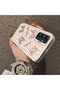 Samsung Galaxy A34 5g Compatible Hard Acrylic Back Silicone Edge Lens Protection Case Knot Pattern - 3
