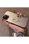iPhone 16 Pro Max Compatible Hard Acrylic Back Silicone Edge Lens Protection Case Heart Pattern - 2
