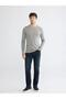 Crew Neck Long Sleeve Men's T-Shirt (S6) - 2