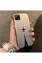 Realme C21 Compatible Hard Acrylic Back Silicone Edge Lens Protection Case Simple Plane Pattern - 4
