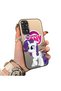 Redmi Note 11 Compatible Hard Acrylic Back Silicone Edge Lens Protection Case Little Pony Pattern