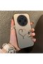 Redmi A4 Compatible Hard Acrylic Back Silicone Edge Lens Protection Case Heart Pattern - 4