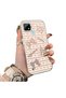 Realme C21 Compatible Hard Acrylic Back Silicone Edge Lens Protection Case Knot Pattern