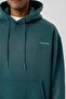 Oversized Washable Printed Sweatshirt Petrol - 4