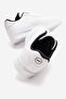 Women's Lace-Up Sneakers WHITE BLACK - 4