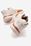 Side Patterned Anorak Women's Sports Shoes Beige Taba - 4