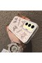 Samsung Galaxy S24 Fe Compatible Hard Acrylic Back Silicone Edge Lens Protection Case Knot Pattern - 3