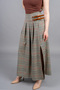 Women's Winter Green Royal Plaid Slit Skirt Plaid Premium Maxi Skirt Stylish Daily Casual 6831 - 4