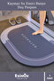 # Bath Mat Non-Slip Rubber Fast Absorbent Nappa Leather Bathroom Shower Mat