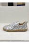 26Y-088-Pony Genuine Leather Flat Sole Sneaker Sports Shoes for Women - 3