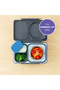 - حاويات UP Bento Box ذات الأقسام الداخلية، مجموعة من 2 قطعة باللون الأزرق/البرتقالي - 3