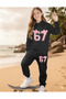 Six Seven Printed Girls' Tracksuit Set, 67 Designs - 2