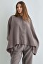 Bat Sleeve Buttoned 2-Piece Set - 2
