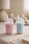 Beaded Double Layered Cup and Flask with Straw and Lid |   Bpa Free Cold Drink and Coffee Cup - 2