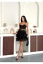 Women's High Waist Flounced Lace Detailed Mini Skirt - 3