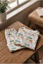 Child-Baby Printed Interlock Fabric Long-Sleeved, Elasticized Leg Pajama Set, 100% Cotton - 3