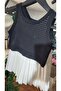 Girl's Black Stone Crop - 2