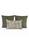 Decorative Cushion Cover, High-Quality Woven Fabric, Stain-Resistant, Set of 3
