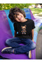 Bear Printed Cotton Crewneck Short Sleeve T-Shirt for Boys - 3