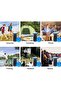 Portable Telescopic folding Camping Stool. Adjustable Height Lightweight - 5