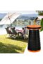 Portable Telescopic folding Camping Stool. Adjustable Height Lightweight - 5