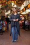 Gray Color Single Button Detailed Loose Cardigan - 5